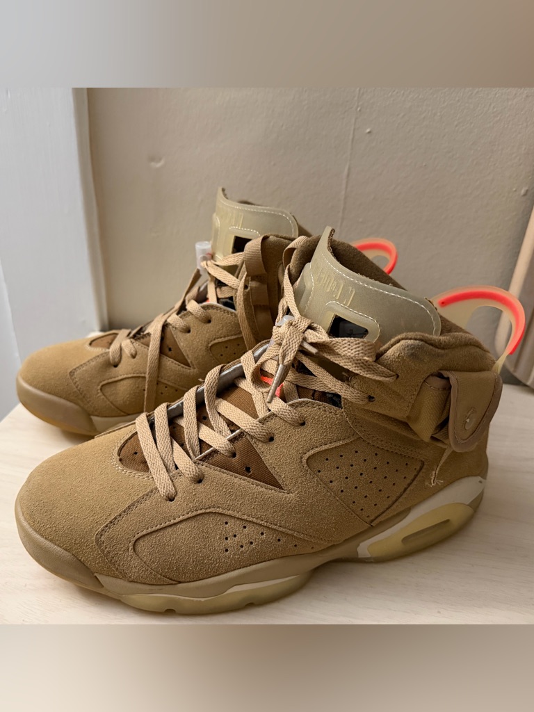 2021 Travis Scott X Air Jordan 6 Retro British Khaki.